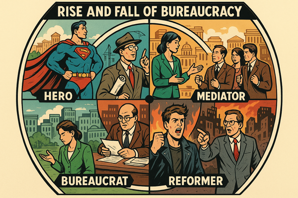 The Psychology of Bureaucratic Collapse: How Big-5 Personality Shapes the Fate of Nations